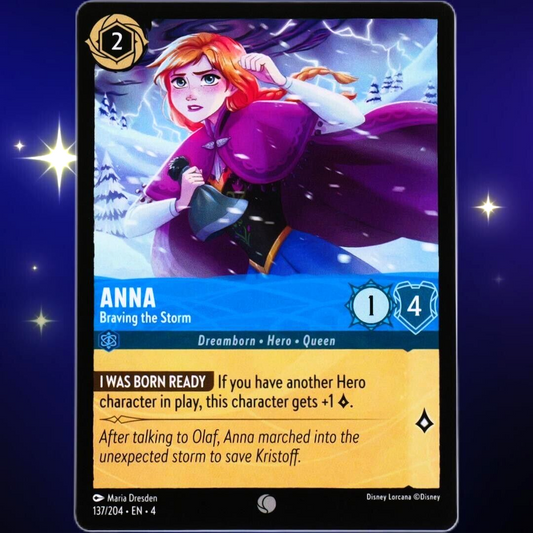 Anna Braving the Storm - Common - Disney Lorcana TCG Ursula's Return #137/204