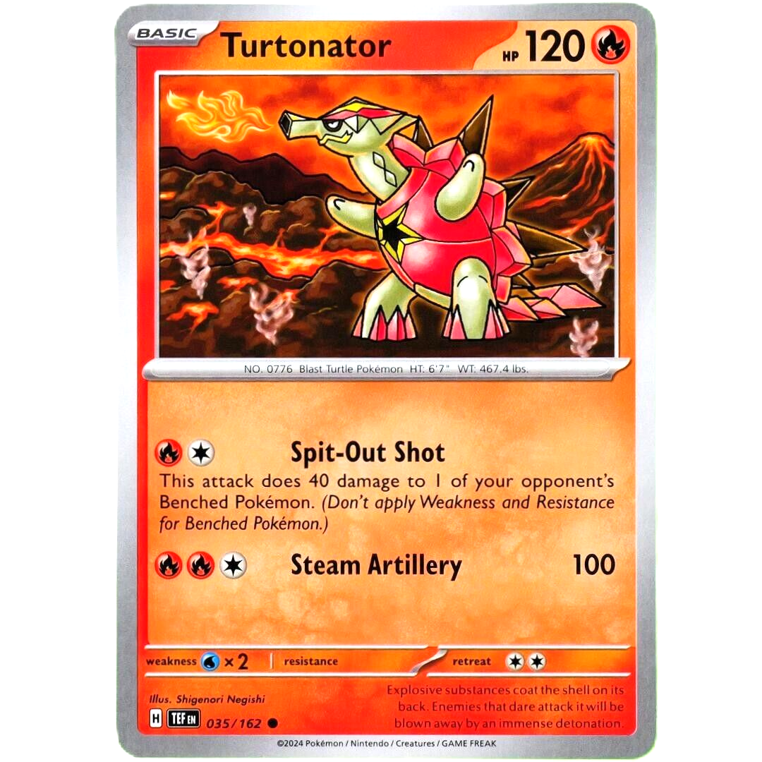 Turtonator - Common - Pokemon TCG Scarlet & Violet Temporal Forces #035/162