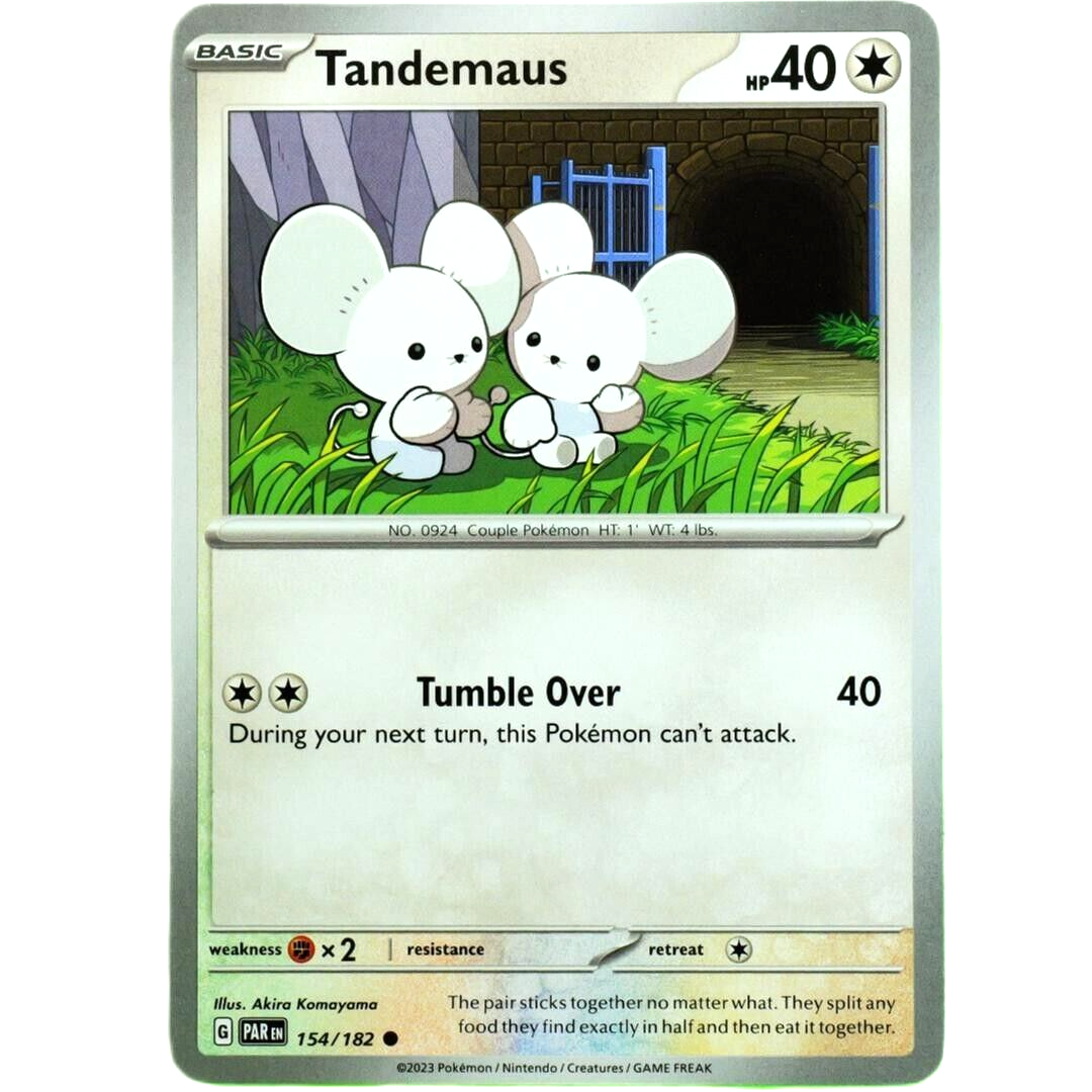 Tandemaus - Common - Pokemon TCG Scarlet & Violet Paradox Rift #154/182