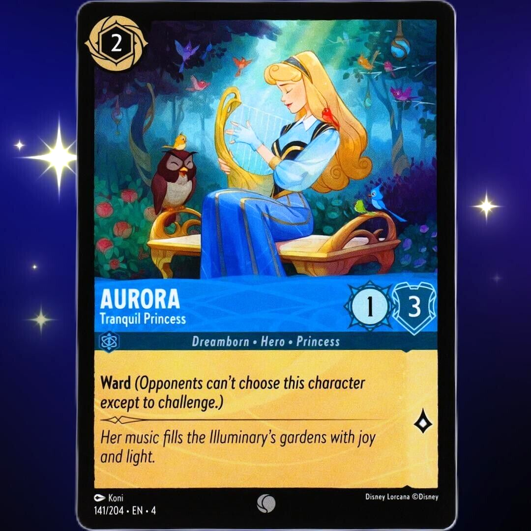 Aurora Tranquil Princess - Common - Disney Lorcana TCG Ursula's Return #141/204