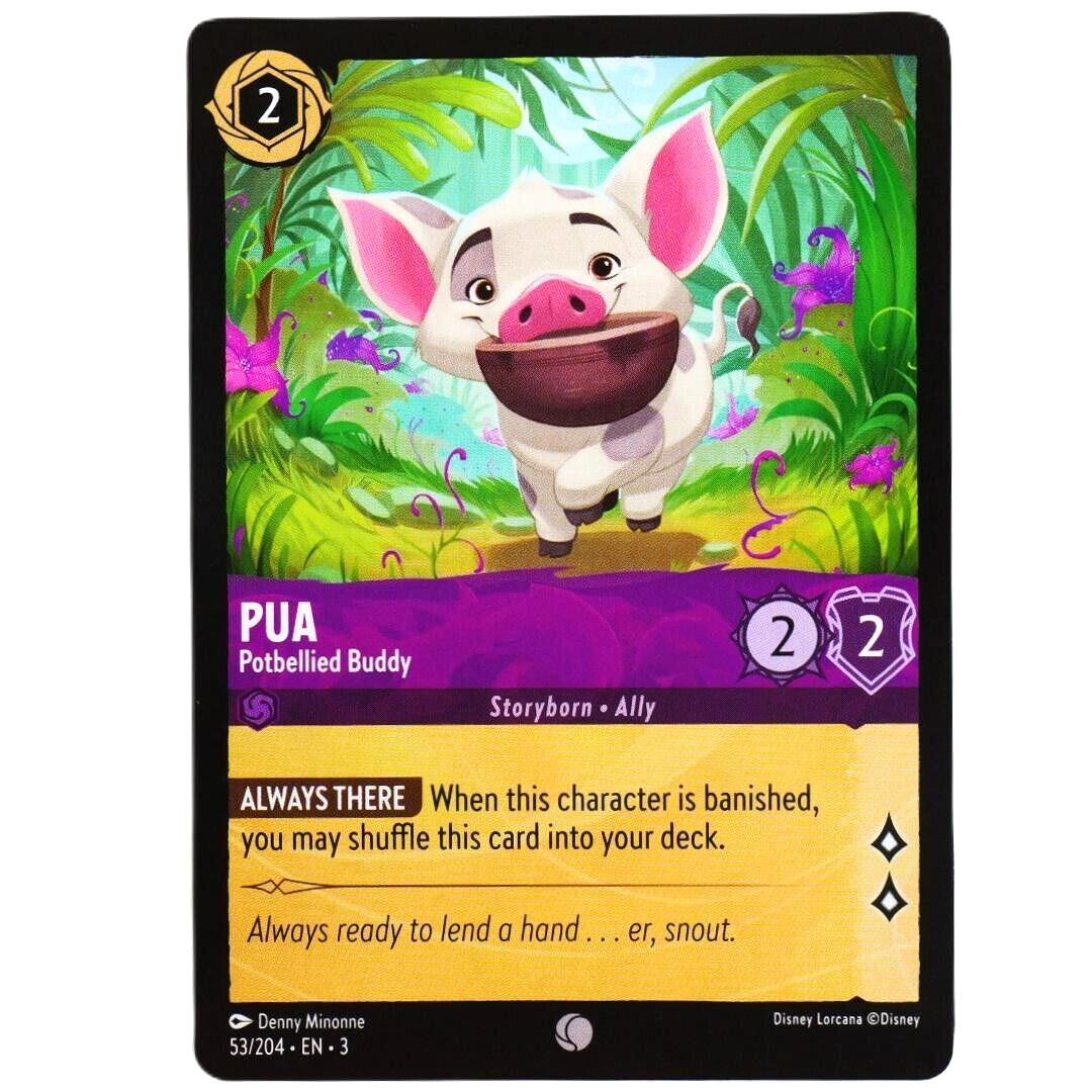 Pua Potbellied Buddy - Common - Disney Lorcana Into the Inklands #53/204