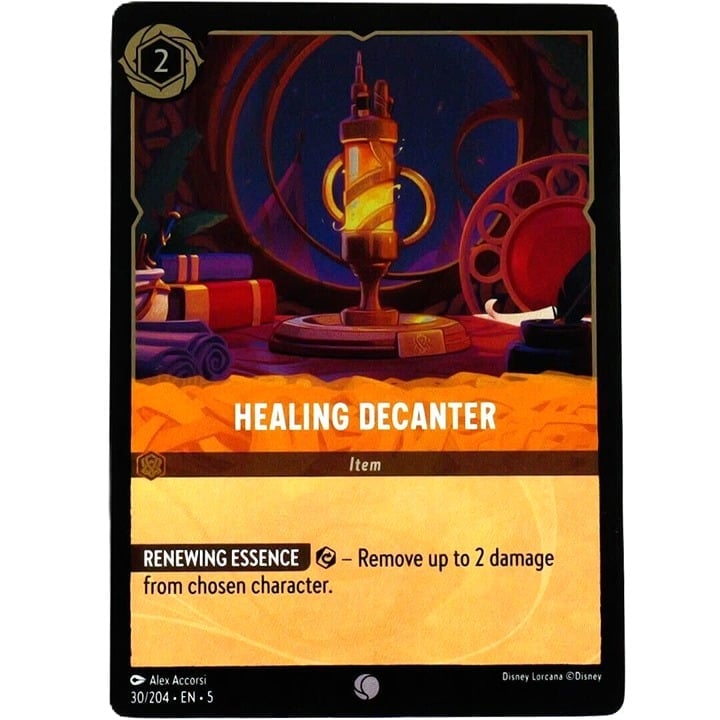 (Foil) Healing Decanter - Common - Disney Lorcana TCG Shimmering Skies #30/204