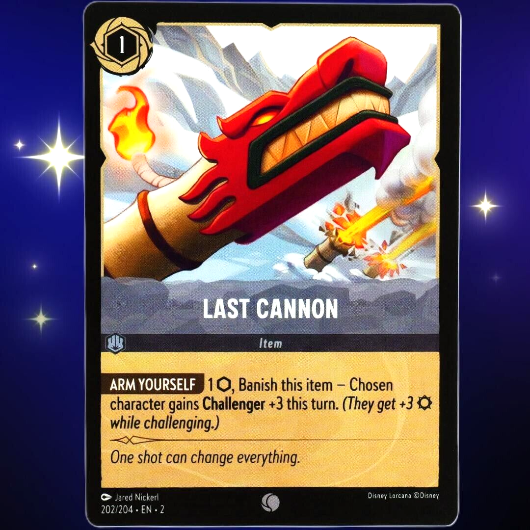 Last Cannon Item Card - Common - Disney Lorcana Rise of the Floodborn #202/204