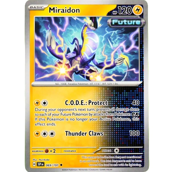 Miraidon - Uncommon - Pokemon TCG Surging Sparks #069/191