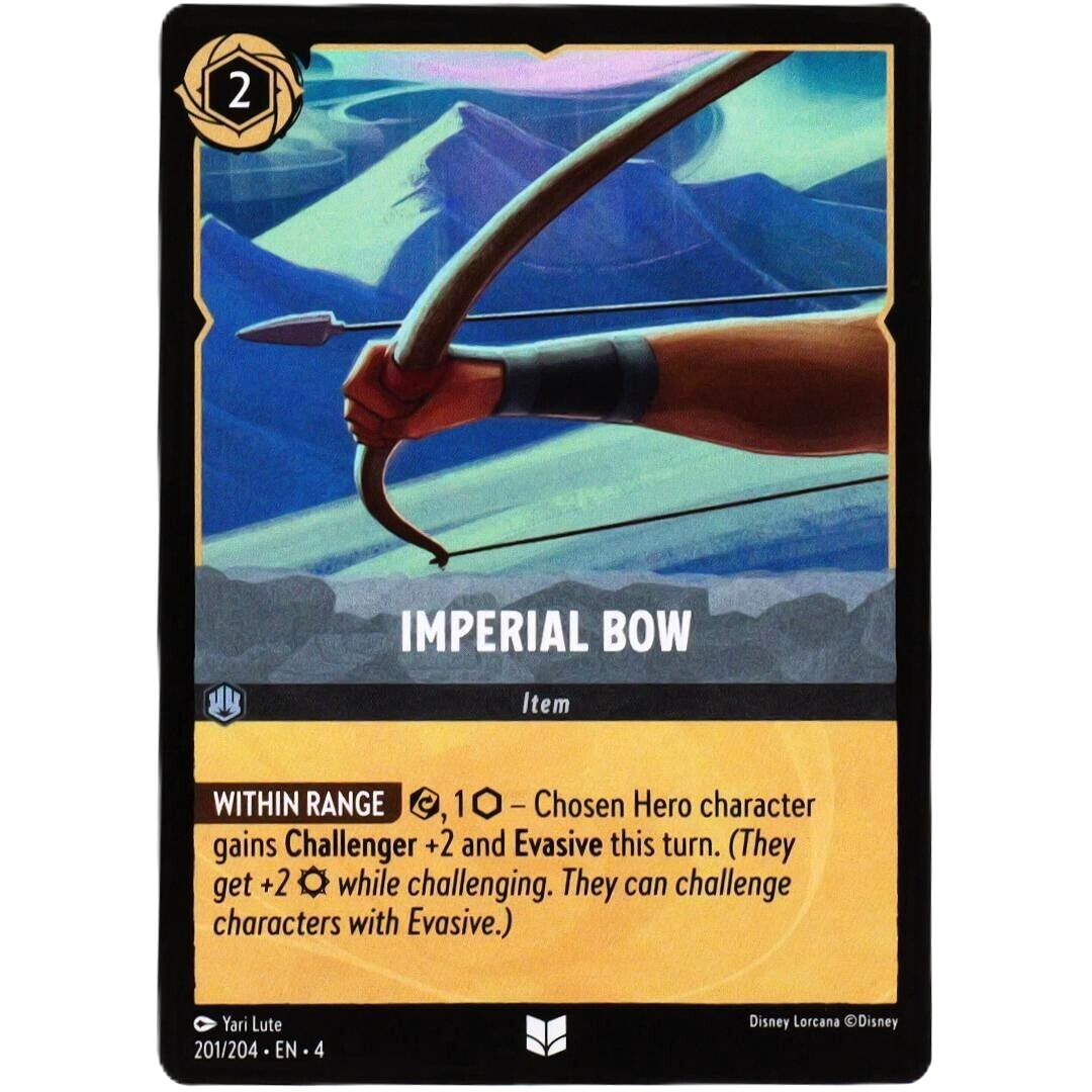 Imperial Bow - Uncommon - Disney Lorcana TCG Ursula's Return #201/204