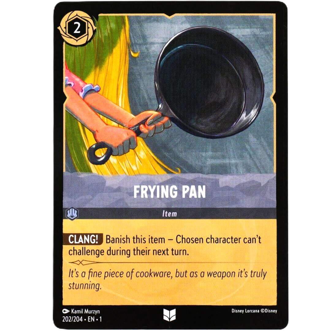 Frying Pan Item - Uncommon - Disney Lorcana TCG The First Chapter #202/204