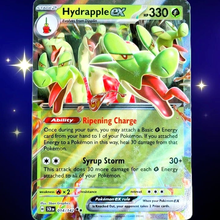 Hydrapple EX - Double Rare Holo - Pokemon TCG Stellar Crown #014/142