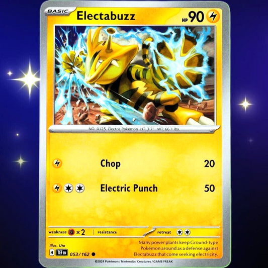 Electabuzz - Common - Pokemon Scarlet & Violet Temporal Forces #053/162