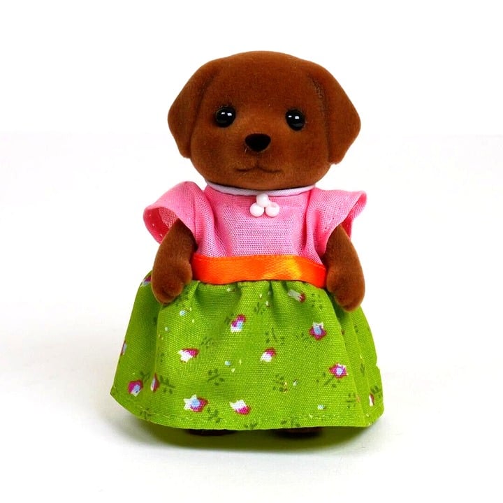 Calico Critters Chocolate Labrador Mother - Like New