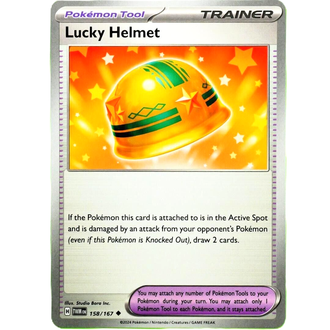 Lucky Helmet - Uncommon - Pokemon Scarlet & Violet Twilight Masquerade #158/167