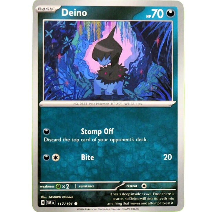 Deino - Common - Pokemon TCG Surging Sparks #117/191