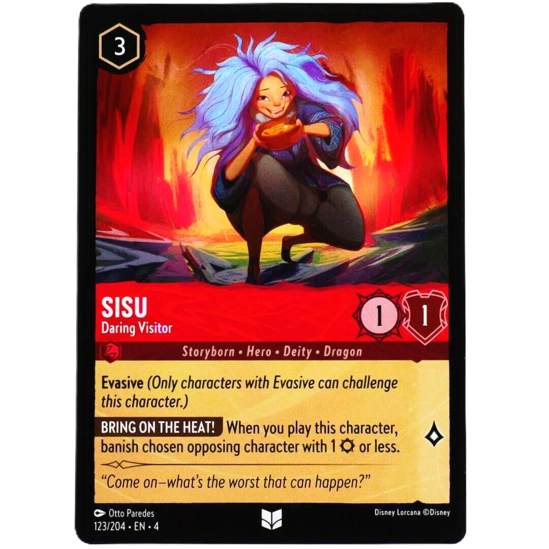 Sisu Daring Visitor - Uncommon - Disney Lorcana TCG Ursula's Return #123/204