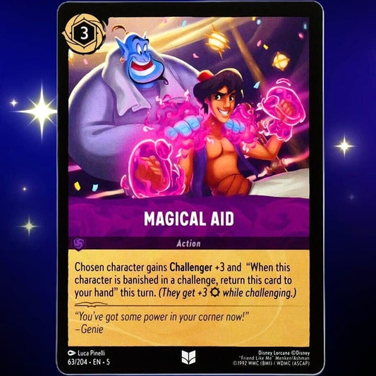 Magical Aid - Uncommon - Disney Lorcana TCG Shimmering Skies #63/204