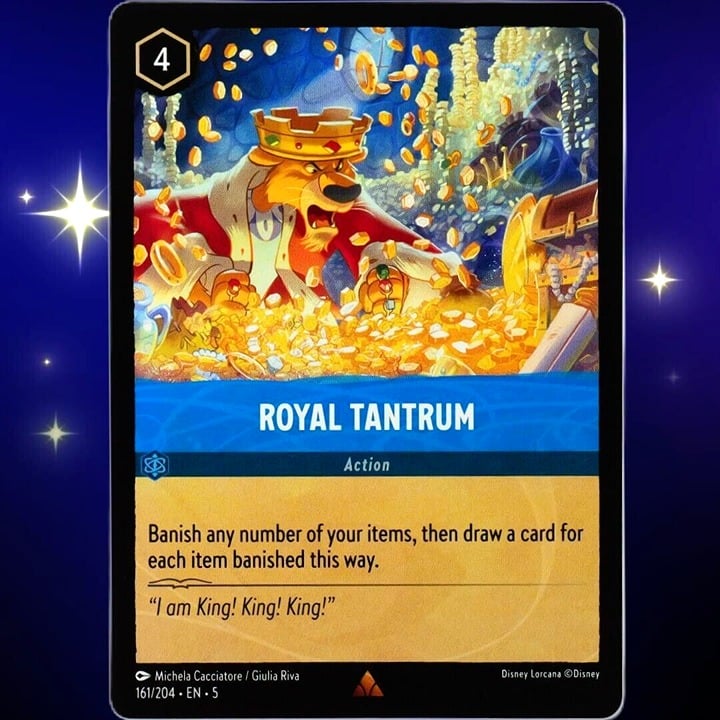 Royal Tantrum - Rare - Disney Lorcana TCG Shimmering Skies #161/204