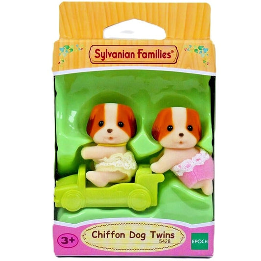 Sylvanian Families Chiffon Dog Twins - *Rare Set*