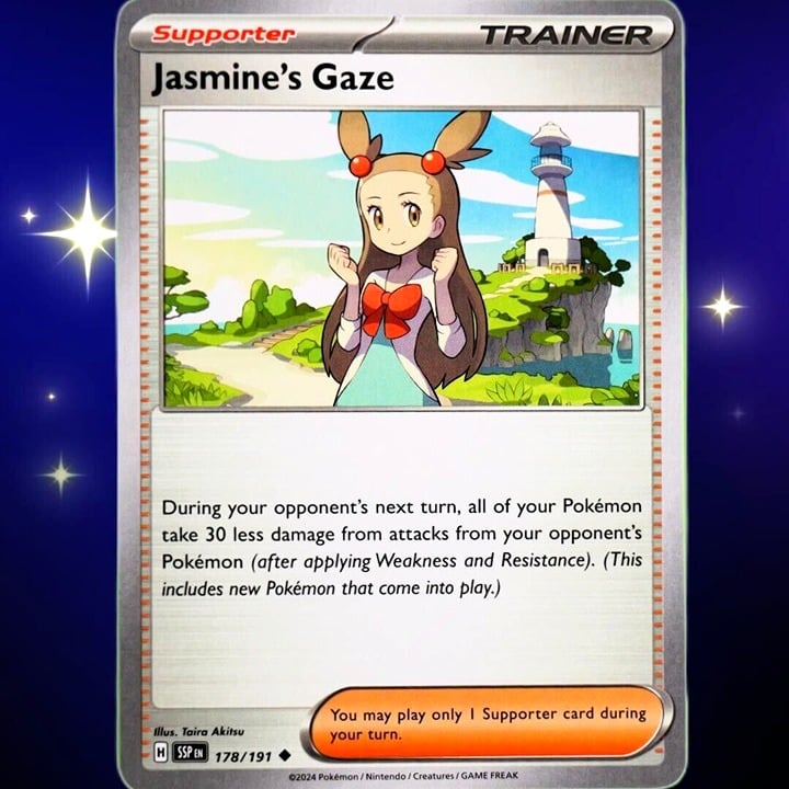 Jasmine's Gaze - Uncommon - Pokemon TCG Surging Sparks #178/191