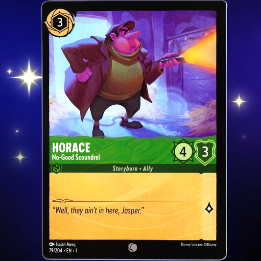 Horace No-Good Scoundrel - Common - Disney Lorcana TCG The First Chapter #79/204