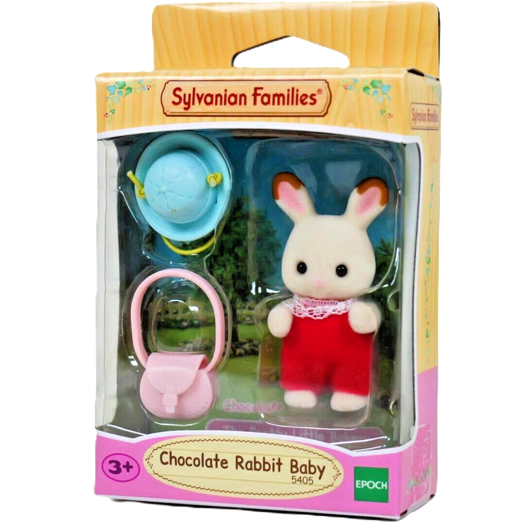 Sylvanian Families Chocolate Rabbit Baby Play Set