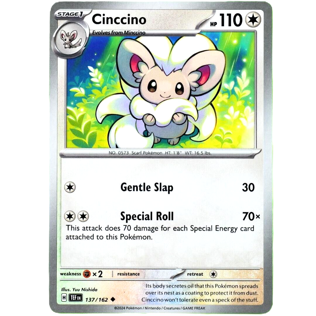 Cinccino - Uncommon - Pokemon TCG Scarlet & Violet Temporal Forces #137/162