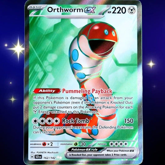 Orthworm EX - Ultra Rare Holo - Pokemon TCG Stellar Crown #162/142