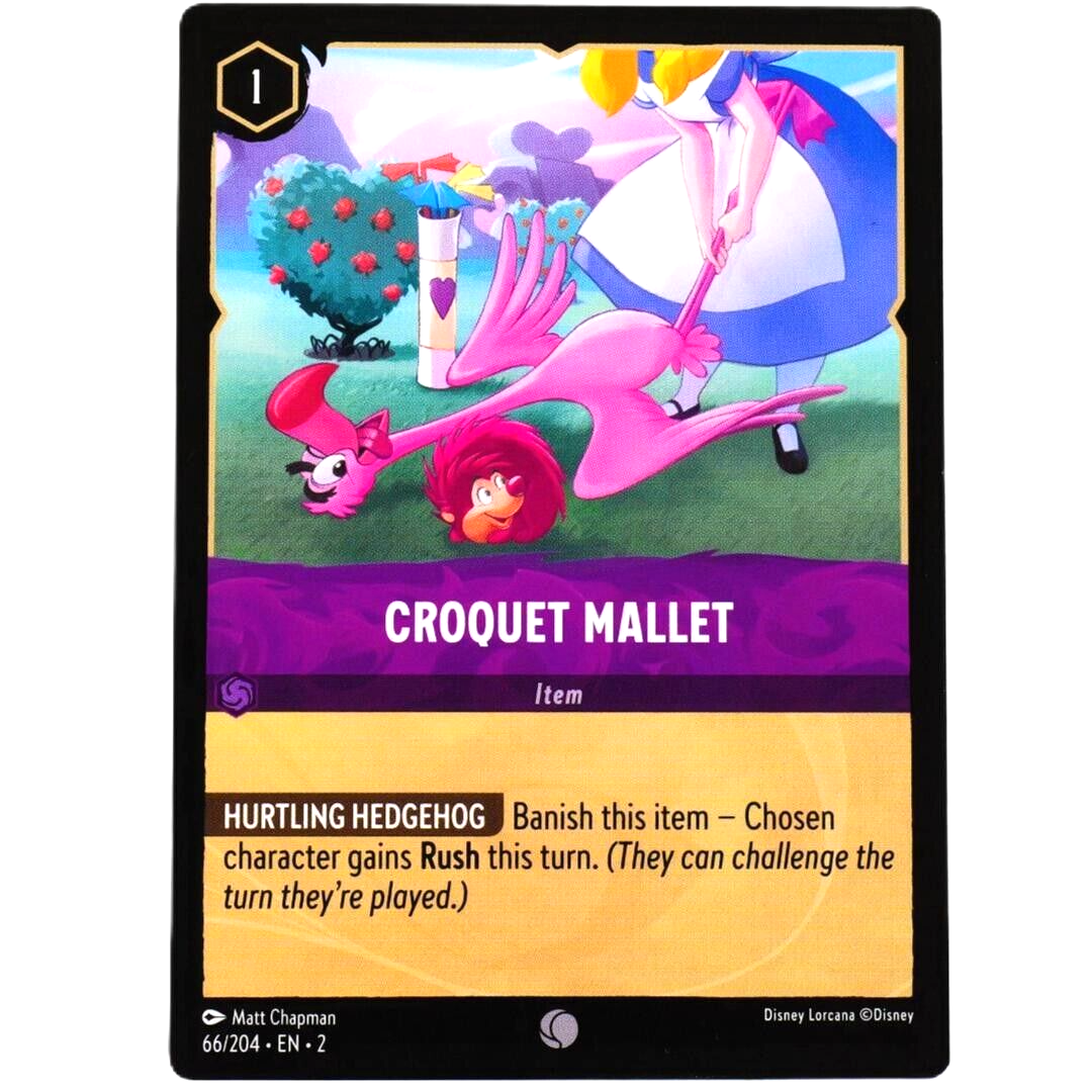 Croquet Mallet - Common - Disney Lorcana TCG Rise of the Floodborn #66/204