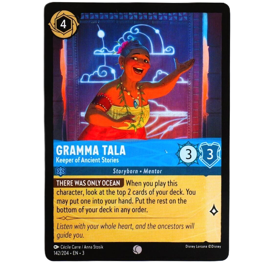 Gramma Tala Keeper of Ancient Stories - Disney Lorcana TCG Into the Inklands #142/204