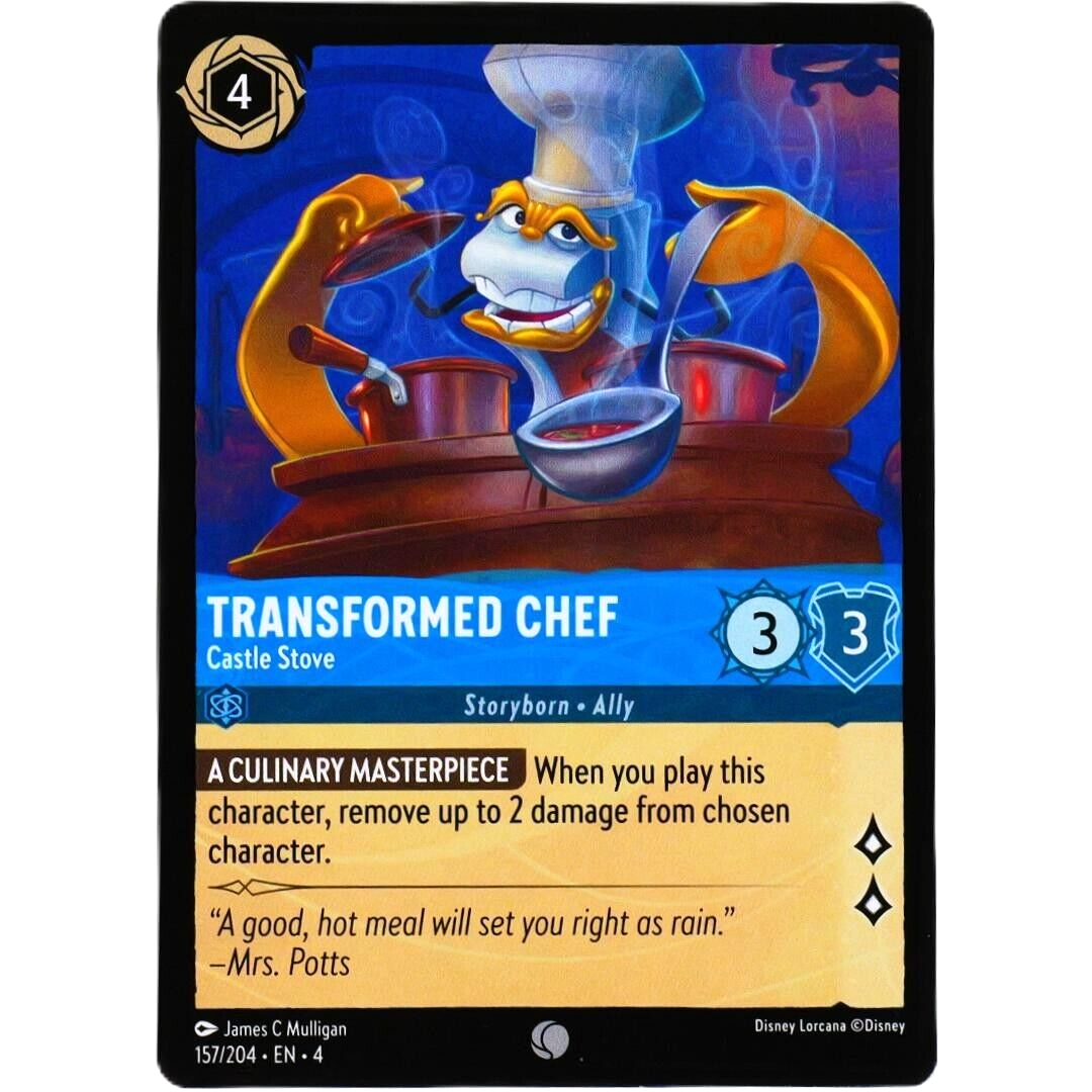 Transformed Chef Castle Stove - Common - Disney Lorcana Ursula's Return #157/204