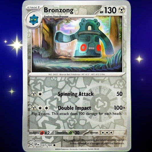 Bronzong - Reverse Holo - Pokemon TCG Surging Sparks #127/191