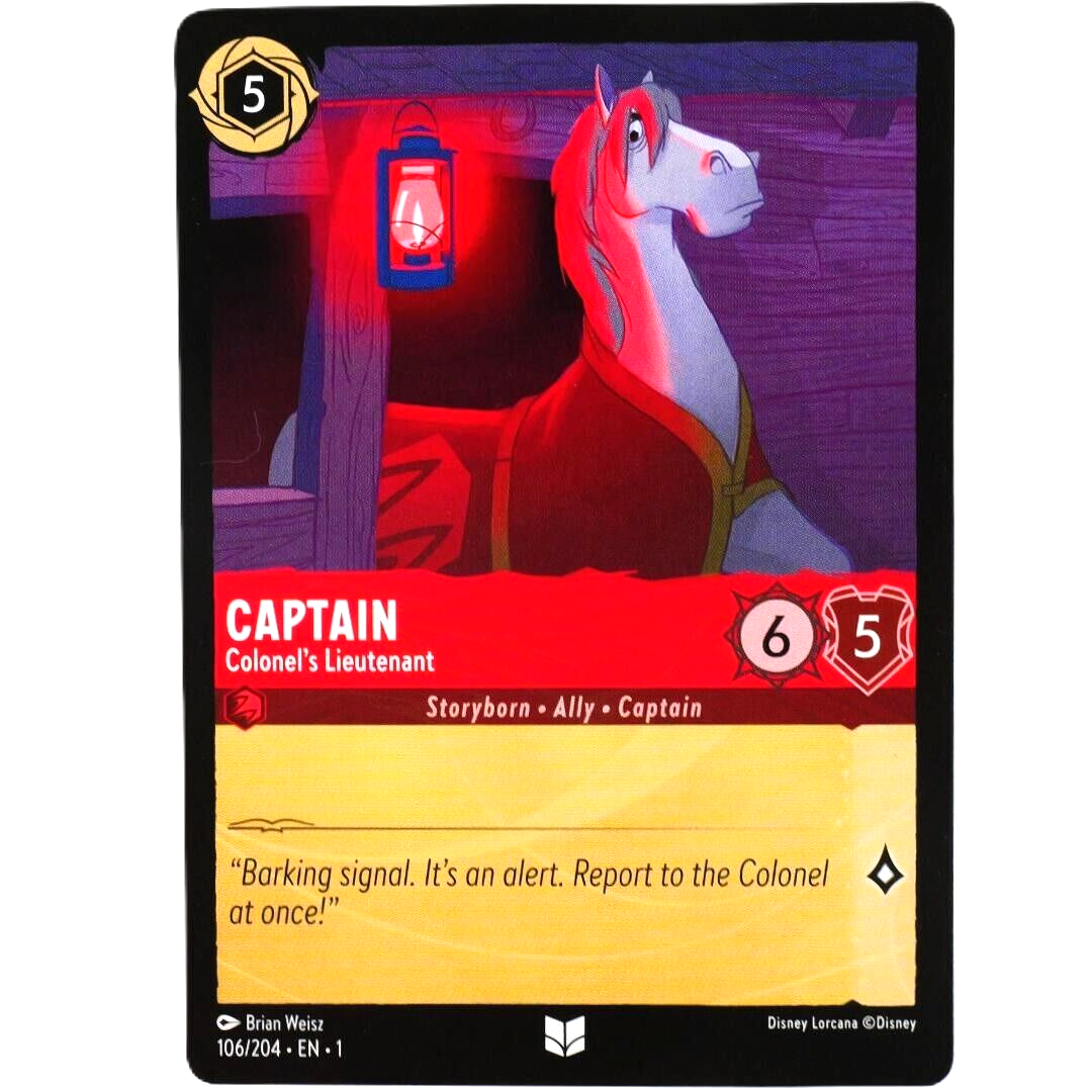 Captain Colonel's Lieutenant - Disney Lorcana TCG The First Chapter #106/204