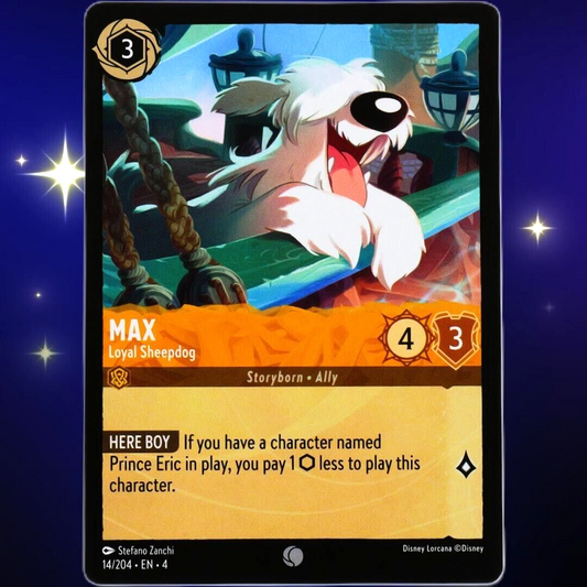 Max Loyal Sheepdog - Common - Disney Lorcana TCG Ursula's Return #14/204