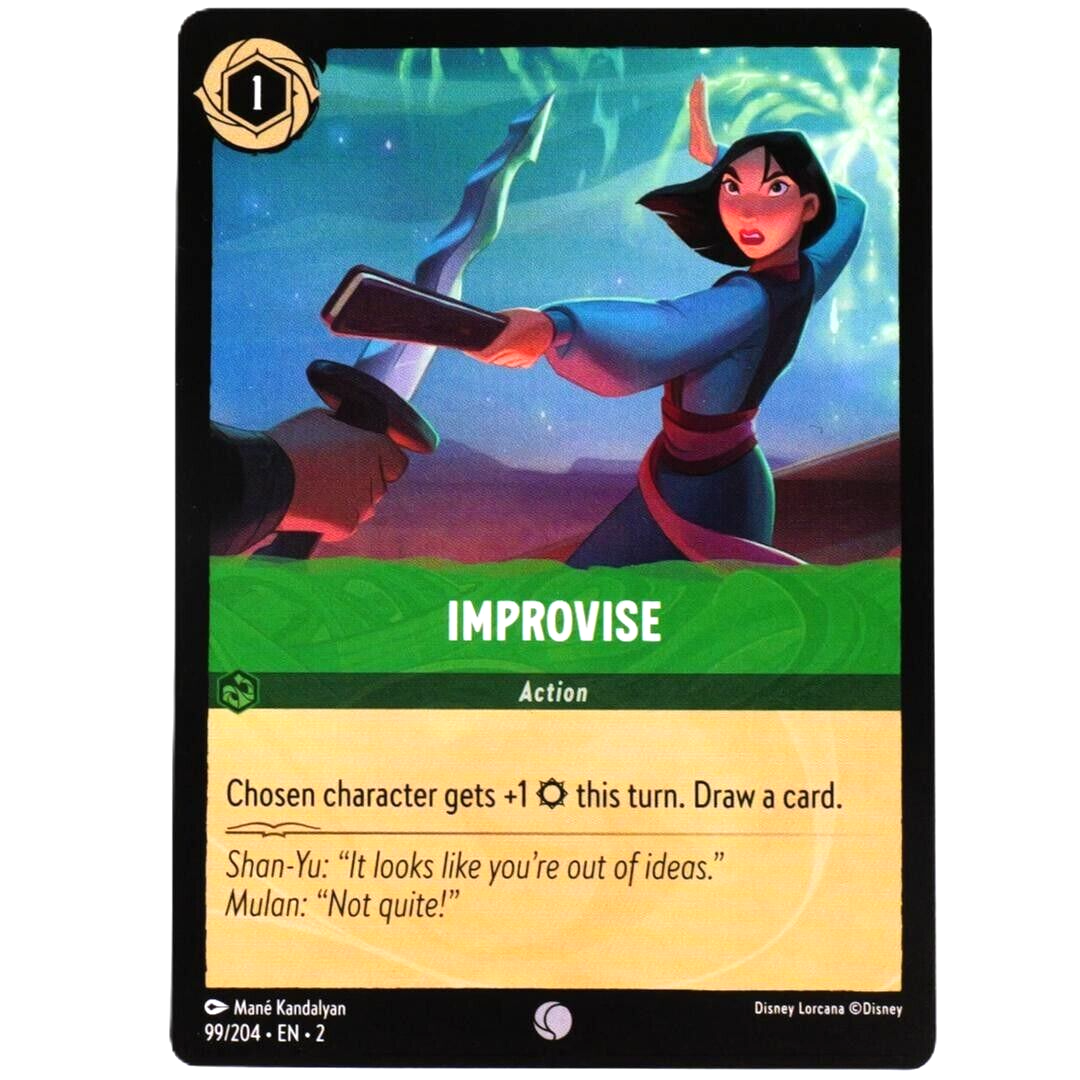 Improvise Action Card - Common - Disney Lorcana Rise of the Floodborn #99/204
