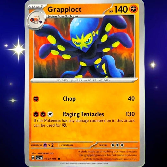 Grapploct - Common - Pokemon TCG Surging Sparks #113/191