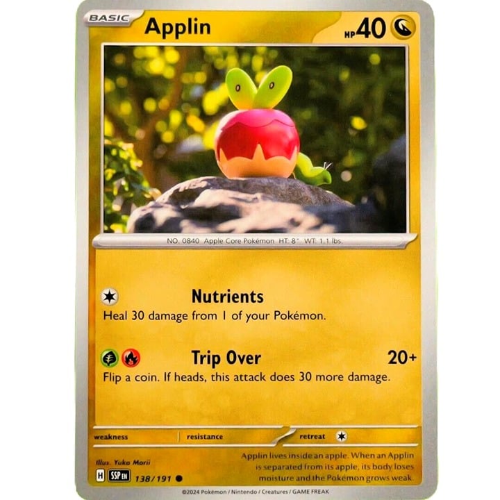 Applin - Common - Pokemon TCG Surging Sparks #138/191