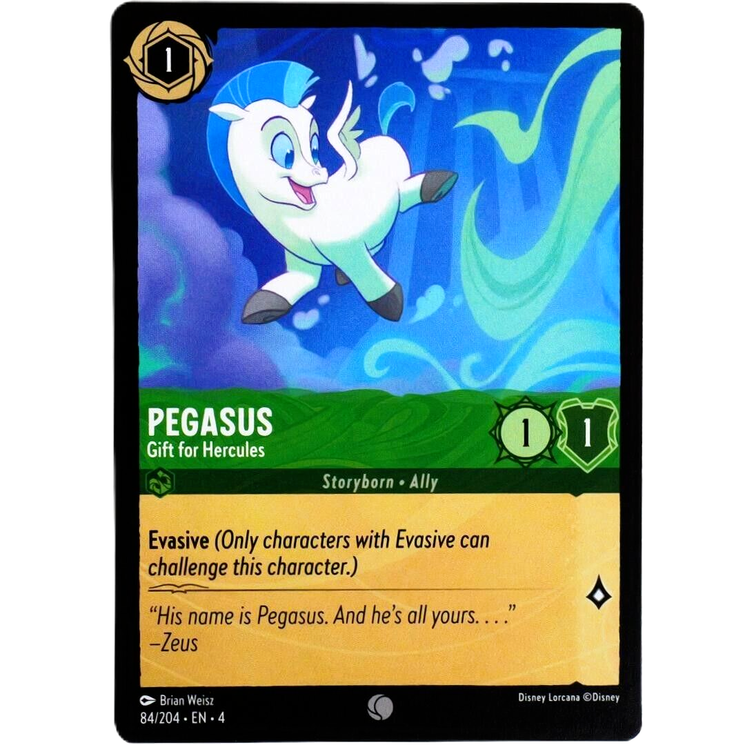 Pegasus Gift for Hercules - Common - Disney Lorcana TCG Ursula's Return #84/204