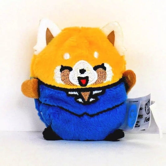 Aggretsuko Cutie Beans Series 1 - Happy Aggretsuko with Clip Case - Like New