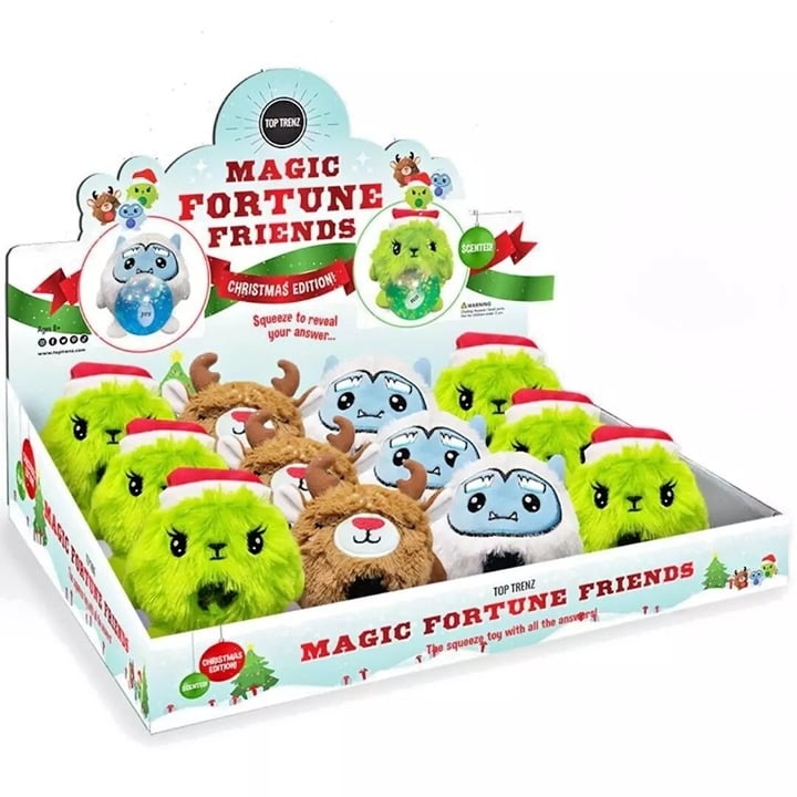 Magic Fortune Friends- Squishy Christmas Toys - Stocking Stuffer - Yeti