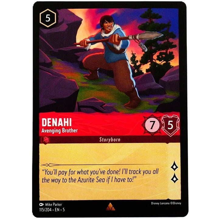 Denahi Avenging Brother - Rare - Disney Lorcana TCG Shimmering Skies #115/204