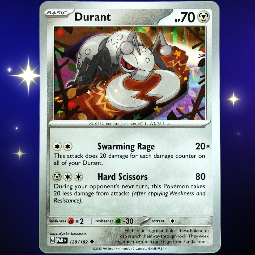 Durant - Uncommon - Pokemon TCG Scarlet & Violet Paradox Rift #129/182