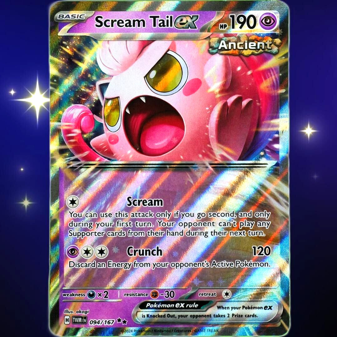 Scream Tail EX - Double Rare - Pokemon TCG S & V Twilight Masquerade #094/167