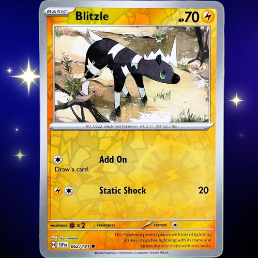 Blitzle - Reverse Holo - Pokemon TCG Surging Sparks #062/191