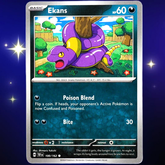 Ekans - Common - Pokemon TCG Scarlet & Violet Temporal Forces #100/162