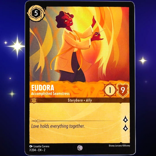 Eudora Accomplished Seamstress - Disney Lorcana TCG Rise of the Floodborn #7/204