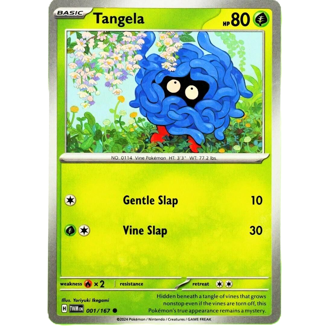 Tangela - Common - Pokemon TCG Scarlet & Violet Twilight Masquerade #001/167