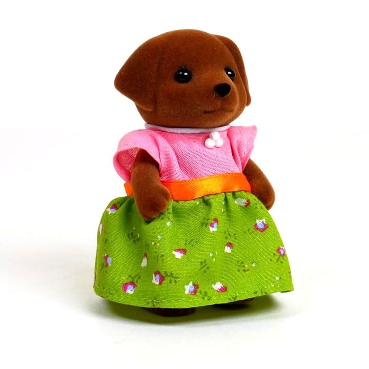 Calico Critters Chocolate Labrador Mother - Like New