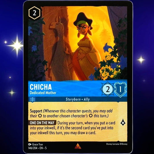 Chicha Dedicated Mother - Rare - Disney Lorcana TCG Shimmering Skies #146/204