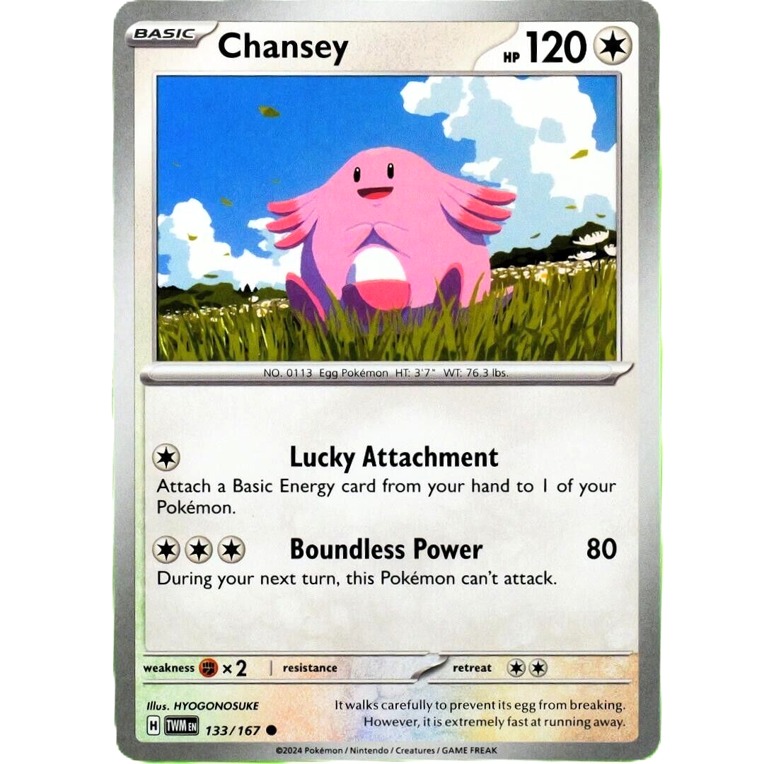 Chansey - Common - Pokemon TCG Scarlet & Violet Twilight Masquerade #133/167