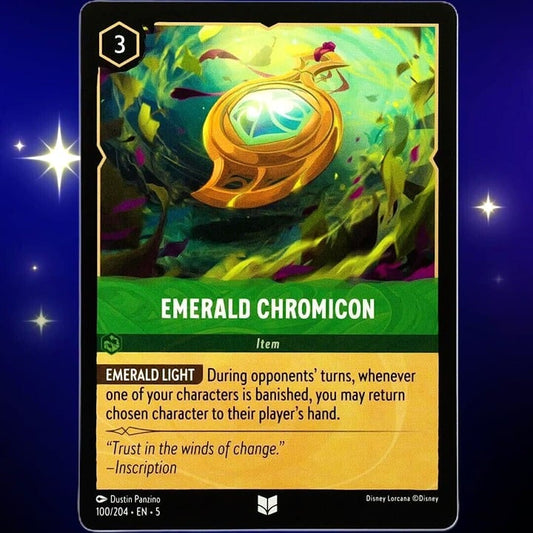 Emerald Chromicon - Uncommon - Disney Lorcana TCG Shimmering Skies #100/204