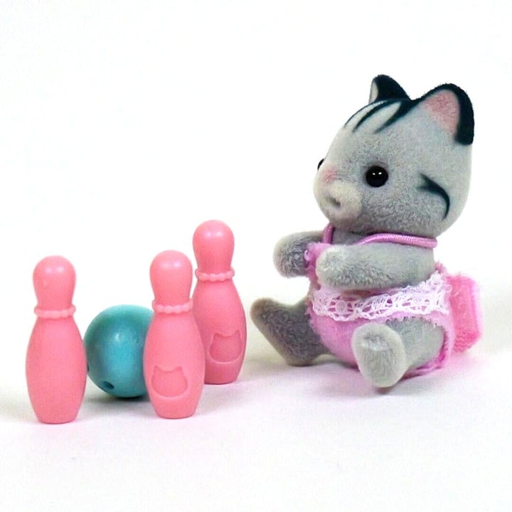 Calico Critters Fisher Cat Baby from the Baby Party Series