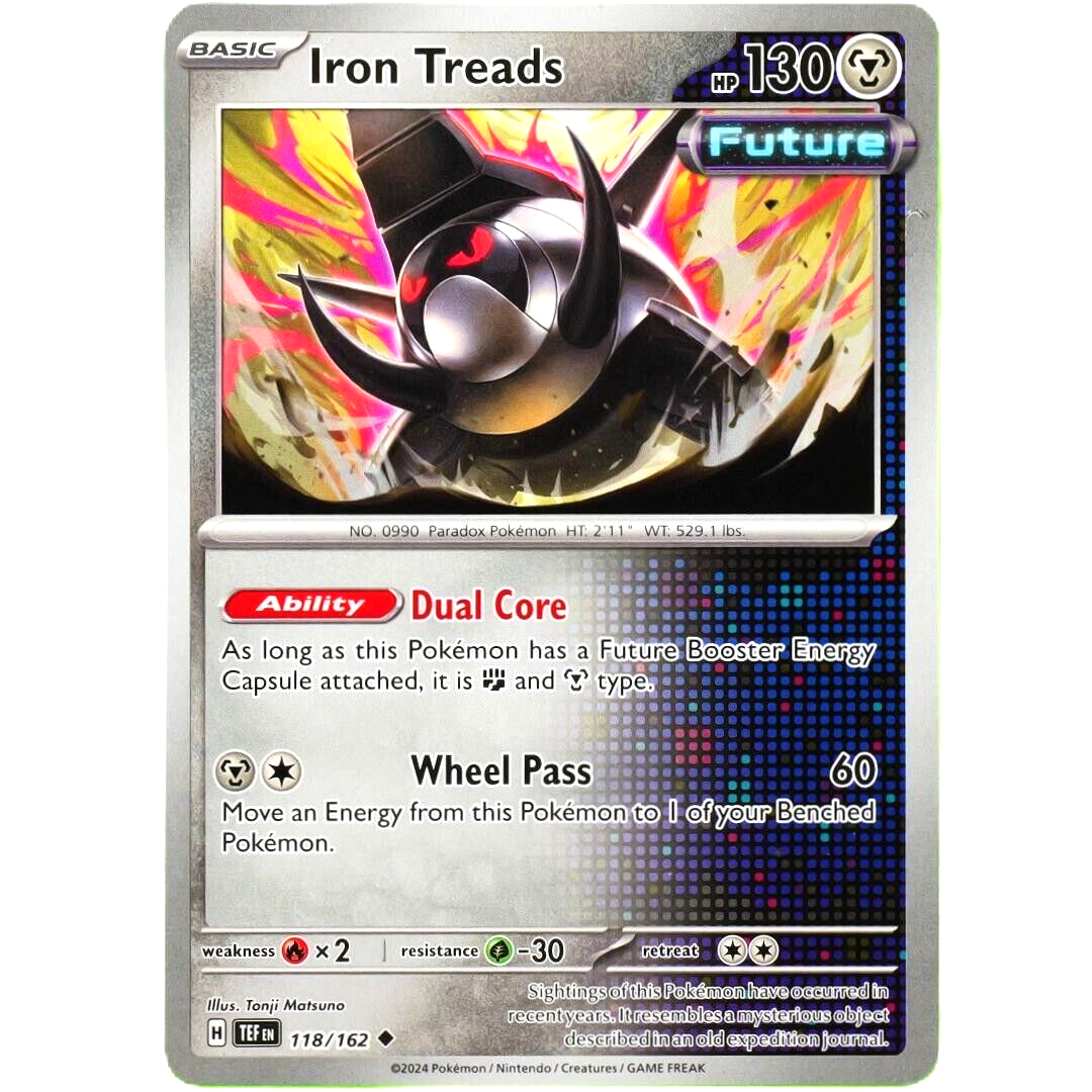 Iron Treads - Uncommon - Pokemon TCG Scarlet & Violet Temporal Forces #118/162