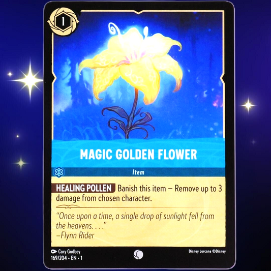 Magic Golden Flower - Common - Disney Lorcana TCG The First Chapter #169/204